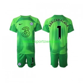 Koszulka Chelsea Kepa Arrizabalaga 1 Bramkarska Dziecięcy Trzeci Stroje Piłkarskie 2022/23 Krótki Rękaw